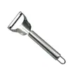 Juego de utensilios de cocina redondos de acero inoxidable: cortador de pizza, espátula, pelador, prensa de ajos, utensilios para hornear, cuchara para helado
