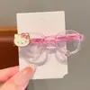 Gafas de Gato de Dibujos Animados para Bebé Pasador para el Cabello Niñas Accesorios Creativos Divertidos para el Cabello Pasador Clip para Flequillo Infantil Adorno para la Cabeza