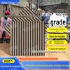 Venda Direta de Fábrica Exportação Painéis de Grelha de Madeira Semicircular Absorventes de Som Painéis Absorventes de Som de Forma Especial Grelha Decorativa Absorvente de Som para Escritório