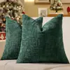 Funda de Almohada Moderna Sencilla para Sofá Chenilla de Bambú Cojín Respaldo Sala de Estar Dormitorio Mesita de Noche Venta al por Mayor Transfronteriza