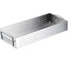 Caja Rectangular de Acero Inoxidable 304 para Palillos, Barril Organizador de Cubiertos, Estante de Almacenamiento, Drenaje, Gran Capacidad