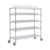 Carrinho de Rotação Anti-Estático para Materiais de Patch de Rack de Materiais Carrinho de Transferência de Material Eletrônico Carrinho com Bandeja Redonda para Materiais Prateleira para Resistores e Capacitores