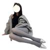 Meias Ligeiramente Transparentes, Meias-Calças Modeladoras, Estilo Cinza Emagrecedor, Meias Sexy Clássicas e Versáteis
