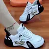 Zapatillas de Moda de Lujo Ligero para Comercio Exterior, Zapatillas Deportivas Unisex de Suela Blanda Amortiguadoras, Zapatos Versátiles Casuales para Baile Cuadrado