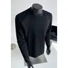 Camiseta Masculina Pesada de Manga Longa 2026 Homens Primavera Outono Roupa de Baixo Gola Pequena Top Camada Base Masculina Moletom Casual Homens