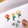 Japonés lindo hojas flor mosaico flor resina acrílica accesorios diy pendientes hechos a mano material para tocado venta al por mayor