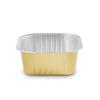Caja de Empaque para Pastel de Chocolate Lava de 150 ml Cuadrada Grado Alimenticio Tiramisú para Hornear Caja de Empaque al Mayoreo