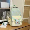 Mochila Escolar de Alta Capacidad Estilo Japonés para Niñas, Adecuada para Estudiantes de Secundaria, Preparatoria y Universidad, Mochila Única y Sencilla, Versátil para Laptops