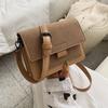 Bolso Pequeño Chic para Mujer 2025 Nuevo Estilo Coreano Bolso Cuadrado Pequeño con Correa Ancha para el Hombro, Bolso Cruzado de Hombro Único de Moda y Versátil Haoang Tendencia
