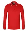 Camisa Polo de Manga Longa Siro-Spun Mercerizada com Gola Reversível para Adultos e Crianças, Roupa Combinando Pai e Filho, Design Estampado Versátil Simples e Estiloso