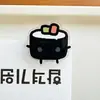 Clip de PP para comida de hamburguesa de dibujos animados, clip acrílico, alto valor estético, clip de etiqueta para estudiantes estilo ins, regalo para niños, decoración de premio