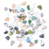 Cuentas de Vidrio para Pulseras y Collares Hechos a Mano, Forma Irregular, 7-12 mm, Bolsita para Joyería de Oreja DIY