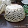 Mini cesta de bambu feita à mão, cesta de lanches, sushi, sashimi, comida, prato criativo, utensílios com cesta de vegetais, cesta de lanches, cesta de bambu