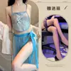Lingerie Sexy Feminina Estilo República da China Conjunto Sexy Retrô Hanfu Tentação Transparente Faixa de Barriga Clássica Conjunto de Pijama Feminino