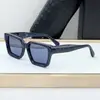Spp005 Moda Transfronteriza Superior Marco Negro Lujo Vacaciones Cuadrado Gafas de Sol Negras Gafas de Sol de Nicho Exterior Pp