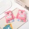 Guantes de dedo medio para niños otoño e invierno niños medio dedo cálidos lindos estudiantes de primaria escritura guantes de punto de doble propósito al por mayor