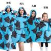 Nueva Ropa Amazon a Prueba de Frío Transfronteriza, Manta Perezosa, con Capucha, Larga, Desnuda, Gruesa, Pijama para Mujer para el Hogar, Otoño e Invierno Linda