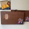Caja de Regalo para Té Pu 'er Tesoro 100/200/357g Pastel Doble Caja de Regalo Pastel de Té Pu 'er Caja de Almacenamiento para Dos Pasteles Caja Vacía