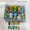 Nuevo Papel Calcomanía para Arte de Uñas Japonés Mariposas Flores Letras en Inglés Periódico Cielo Estrellado Pegatinas 10 Estilos Cada Caja Papel Impreso