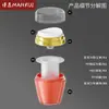 Botella de Loción con Forma de Jarra de Vino Rosa Azul 30g Botella de Dispensación al Vacío Tipo Prensa Galvanizada Botella para Crema Facial Botella de Crema al Vacío