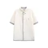Ropa para Hombre Beijie 2026 Verano Nueva Camisa de Manga Corta con Retazos a Cuadros Falsa de Dos Piezas Camisa de Media Manga de Moda para Hombre Ins