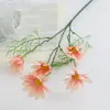 Flores artificiais de camomila e margarida estilo Ins, flores falsas para decoração de sala de estar, arranjos florais de mesa, enfeites florais decorativos, adereços para fotos