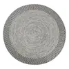 Alfombra Redonda Engrosada para Sala de Estar, Sofá, Mesa de Café, Estera de Estilo Europeo y Americano de Lujo Ligero, Tejida a Mano, Manta para Mesita de Noche de Dormitorio