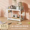 Prateleira de Armazenamento para Mesa de Trabalho Estante de Livros Multicamadas Armazenamento para Cima de Mesa de Estudante Prateleira de Armazenamento em Camadas para Mesa de Computador de Escritório Dormitório