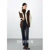 Nuevos Jeans Azules Retro de Cintura Alta Adelgazantes para Mujer Otoño/Invierno 2026, Elegante Estilo para Ir al Trabajo, Pantalones Rectos con Caída, Pantalones de Pierna Ancha