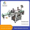 Máquina de rotulagem automática de lado único de fábrica tanque de óleo de tanque de estimação máquina de rotulagem autoadesiva máquina de rotulagem de garrafa plana de detergente para a roupa