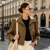 FCB Europea Casual Suelta Plegada Cortavientos Mujer 2026 Otoño Nuevo Viaje Diario Manga Larga Chaqueta Ropa Exterior Mujer