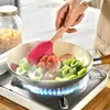 Espátula de silicona colorida, brocha para aceite de repostería, herramientas para preparación de alimentos infantiles juego de 5 piezas, mini utensilios de cocina para hornear, cuchara para mermelada