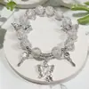 Atacado Pulseira Flor Explosão Margarida Super Fada Joias com Contas Pulseira Feminina de Alto Padrão Joia de Mão Transfronteiriça Pequenos Produtos de Yiwu