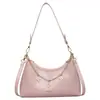 Bolsa Transversal Versátil Estilo Coreano Texturizada 2026 Nova Bolsa de Corrente Doce e Elegante Bolsa de Ombro Vintage para Mulheres