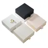 Caja de Joyería Ranurada con Textura Exquisita en Stock, Estilo Lujo Ligero Caja de Regalo para Almacenamiento de Pendientes, Collares y Anillos Venta al por Mayor