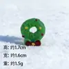 Micro Paisagem Miniatura Acessórios de Natal Papai Noel Boneco de Neve Rena Presente Trenó Meias Mini Enfeites