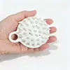 Shampoo japonês Shampoo branco Pente de massagem para a cabeça Prendedor de cabelo Shampoo de silicone fabricantes atacado