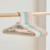 Percha de Ropa de Estilo Japonés de Cuello Largo Sin Costuras para Adultos, Colgador Antideslizante para Ropa, Tendedero, Soporte para Ropa Doméstico de Plástico