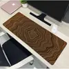 Mouse Pad com Padrão Abstrato Grande para Jogos, Resistente a Manchas, Tapete de Mesa Antiderrapante para Escritório e Dormitório, Mouse Pad de Tecido com Borda Reforçada