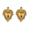15 Estilos de Acero Inoxidable Moda de Alta Gama Sol Corazón Oro Colgante Pulsera Collar Accesorios Piezas de Joyería DIY