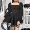 Vestido de Princesa con Mangas Abullonadas Nuevo Verano 2025 Vestido con Encaje en el Pecho Estilo Dulce Elegante Lolita Vestido de Cadera
