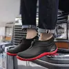 Zapatos de Lluvia de Moda Transfronterizos para Hombre, Estilo Japonés y Coreano, Caña Baja, Versátiles, Impermeables, Suela Blanda, Cómodos, Antideslizantes, Zapatos de Goma para Cocina