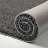 Tapete de Entrada com Laço de Fio de PVC Cortável Tapete de Boas-Vindas Comercial Tapete de Porta Externo Impermeável Antiderrapante Tapete de Piso para Hall de Entrada