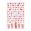 Belleza Total Transfronterizo Nuevas Pegatinas para Uñas Ins Día de San Valentín Románticas Francesas Mini Corazones Pegatinas para Uñas