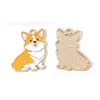 Acessórios fofos de cachorrinho transfronteiriços mais vendidos Pingente de colar de liga DIY Corrente de celular Chaveiro Ornamento artesanal