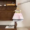 Conjunto de Verano para Bebés Niñas, Nuevo Dulce Conjunto de Dos Piezas para Bebés Niñas, Ropa de Verano Delgada Estilo Coreano