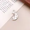 Amazon Nuevo 20 Mezclado Luna Estrella Hueco Aleación Colgante Pulsera Collar Pendientes Material para Colgantes Bolsa