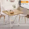 Mesa Plegable Pequeña Mesa de Comedor para Hogar Apartamento Pequeño Casa de Alquiler Simple Puesto Portátil al Aire Libre Mesa Cuadrada de Comedor