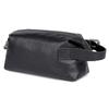 Jiameda Vintage Cuero Genuino Bolsa de Aseo Transfronteriza Nueva Piel de Vaca Gran Capacidad Color Sólido Conveniente Bolsa Cosmética Bolsa de Almacenamiento