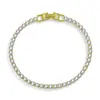 Pulsera de Diamantes Completos de Fila Única de Zirconia Transfronteriza en Vivo Estilo Ins Fresca Pulsera de Diamante Colorida Pulsera de Estrella Completa Pulsera